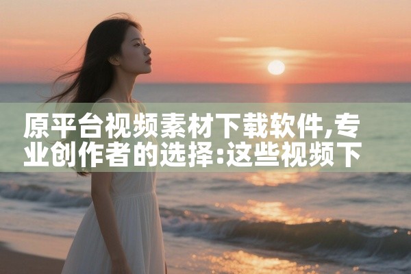 原平台视频素材下载软件